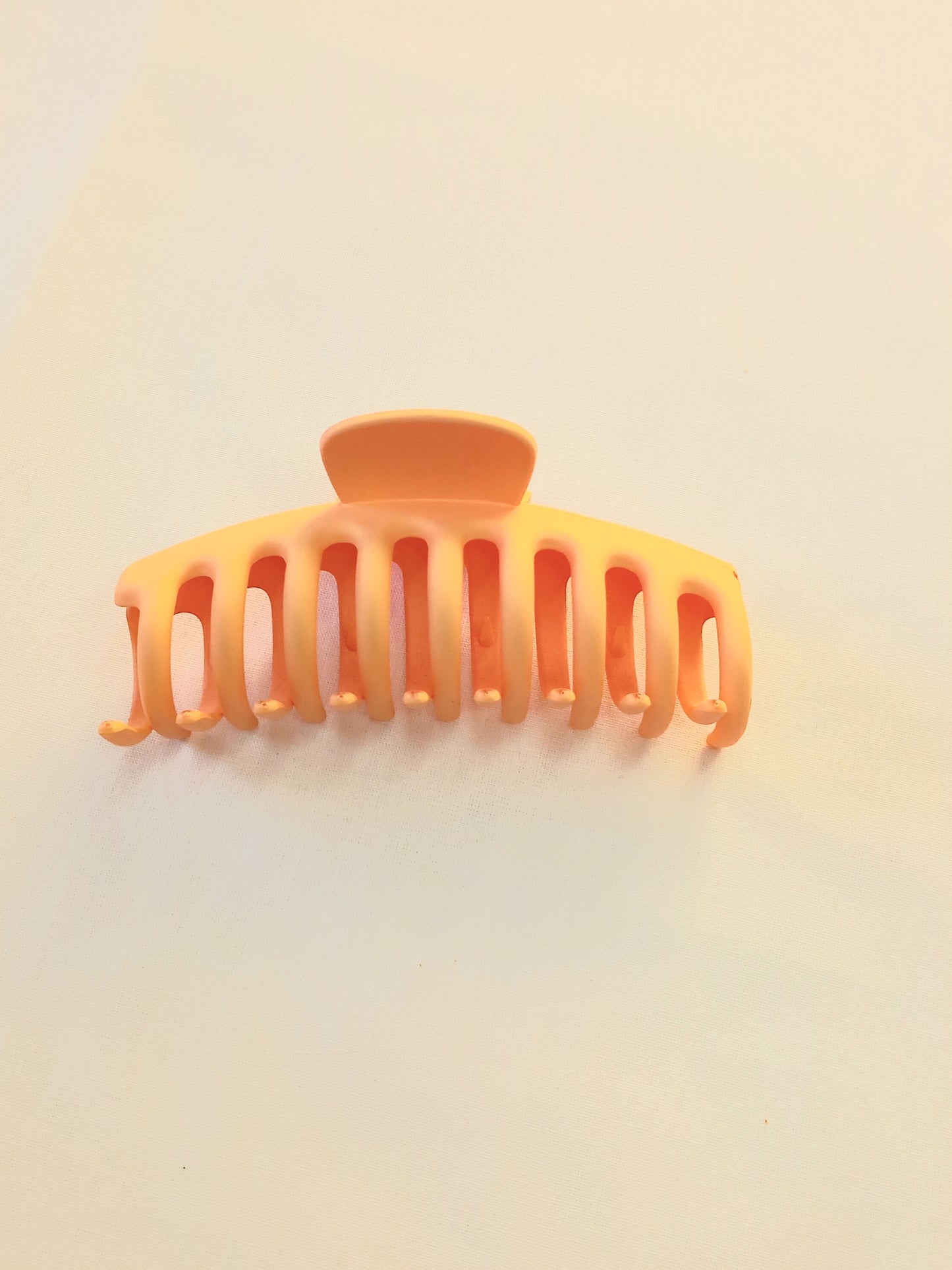 Peach Claw Clip