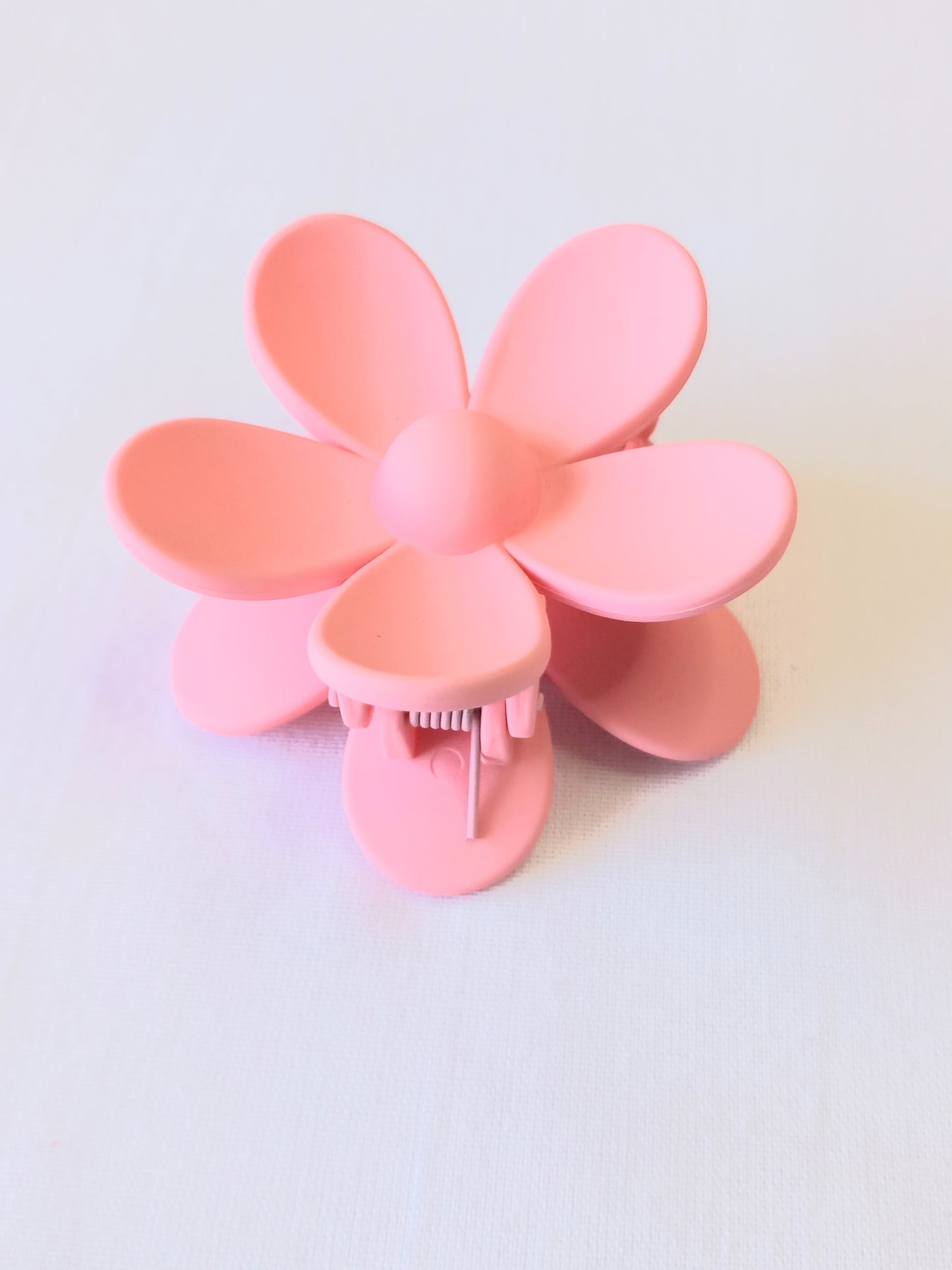 Mini Light Pink Flower Claw Clip