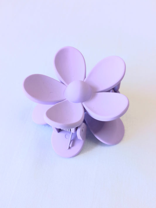 Mini Light Purple Flower Claw Clip